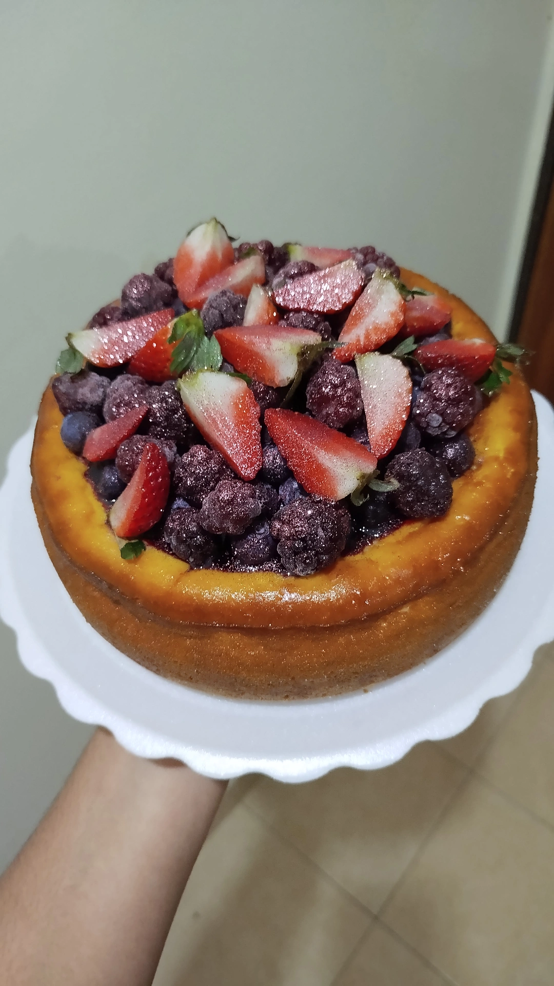 Cheesecake con frutos