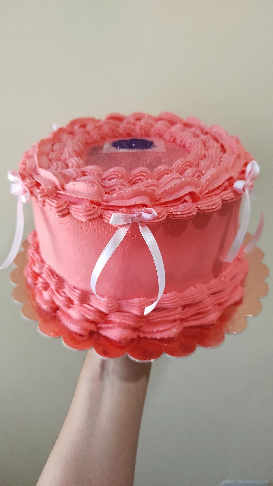 Torta lambeth rosa
